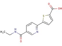 5-{5-[(ethylamino)carbonyl]pyridin-2-yl}thiophene-2-carboxylic acid