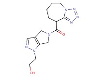 2-[5-(6,7,8,9-tetrahydro-5H-tetrazolo[1,5-a]azepin-9-ylcarbonyl)-5,6-dihydropyrrolo[3,4-c]pyrazol-1(4H)-yl]ethanol