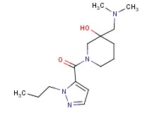 3-[(dimethylamino)methyl]-1-[(1-propyl-1H-pyrazol-5-yl)carbonyl]-3-piperidinol