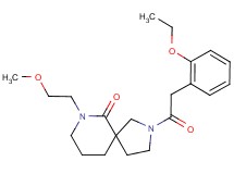 2-[(2-ethoxyphenyl)acetyl]-7-(2-methoxyethyl)-2,7-diazaspiro[4.5]decan-6-one