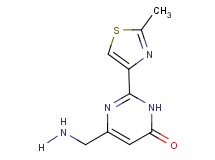 6-(aminomethyl)-2-(2-methyl-1,3-thiazol-4-yl)pyrimidin-4(3H)-one