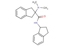 N-(2,3-dihydro-1H-inden-1-yl)-2-(dimethylamino)-2-indanecarboxamide