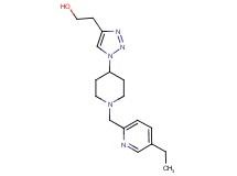 2-(1-{1-[(5-ethyl-2-pyridinyl)methyl]-4-piperidinyl}-1H-1,2,3-triazol-4-yl)ethanol trifluoroacetate (salt)