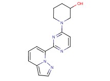 1-(2-pyrazolo[1,5-a]pyridin-7-ylpyrimidin-4-yl)piperidin-3-ol
