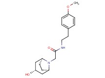 2-[(3-endo)-3-hydroxy-8-azabicyclo[3.2.1]oct-8-yl]-N-[2-(4-methoxyphenyl)ethyl]acetamide