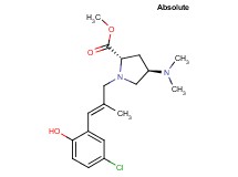 methyl (2S,4R)-1-[(2E)-3-(5-chloro-2-hydroxyphenyl)-2-methylprop-2-en-1-yl]-4-(dimethylamino)pyrrolidine-2-carboxylate