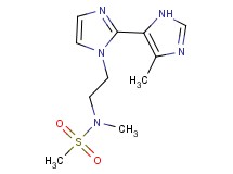 N-methyl-N-[2-(5'-methyl-1H,3'H-2,4'-biimidazol-1-yl)ethyl]methanesulfonamide