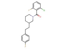 1-(2-chloro-6-fluorobenzoyl)-3-[2-(4-fluorophenyl)ethyl]piperidine
