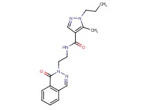 5-methyl-N-[2-(1-oxophthalazin-2(1H)-yl)ethyl]-1-propyl-1H-pyrazole-4-carboxamide