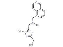 1-(2-ethyl-4-methyl-1H-imidazol-5-yl)-N-(isoquinolin-5-ylmethyl)-N-methylmethanamine