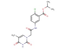 isopropyl 2-chloro-5-{[(5-methyl-2,4-dioxo-3,4-dihydropyrimidin-1(2H)-yl)acetyl]amino}benzoate