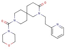 9-(morpholin-4-ylcarbonyl)-2-(2-pyridin-2-ylethyl)-2,9-diazaspiro[5.5]undecan-3-one