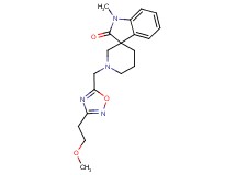 1'-{[3-(2-methoxyethyl)-1,2,4-oxadiazol-5-yl]methyl}-1-methylspiro[indole-3,3'-piperidin]-2(1H)-one