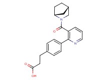 3-(4-{3-[(1R*,4S*)-2-azabicyclo[2.2.1]hept-2-ylcarbonyl]pyridin-2-yl}phenyl)propanoic acid