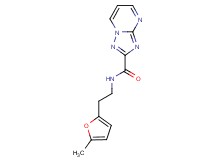 N-[2-(5-methyl-2-furyl)ethyl][1,2,4]triazolo[1,5-a]pyrimidine-2-carboxamide