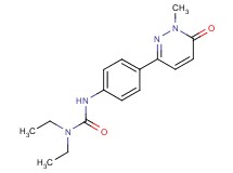 N,N-diethyl-N'-[4-(1-methyl-6-oxo-1,6-dihydropyridazin-3-yl)phenyl]urea