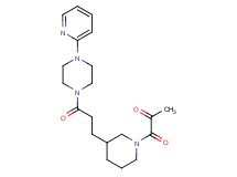 1-oxo-1-{3-[3-oxo-3-(4-pyridin-2-ylpiperazin-1-yl)propyl]piperidin-1-yl}acetone