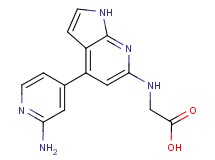 N-[4-(2-aminopyridin-4-yl)-1H-pyrrolo[2,3-b]pyridin-6-yl]glycine