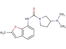 3-(dimethylamino)-N-(2-methyl-1-benzofuran-7-yl)pyrrolidine-1-carboxamide