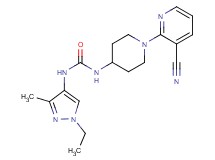 N-[1-(3-cyanopyridin-2-yl)piperidin-4-yl]-N'-(1-ethyl-3-methyl-1H-pyrazol-4-yl)urea