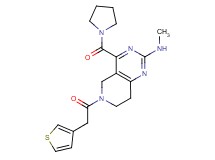 N-methyl-4-(1-pyrrolidinylcarbonyl)-6-(3-thienylacetyl)-5,6,7,8-tetrahydropyrido[4,3-d]pyrimidin-2-amine