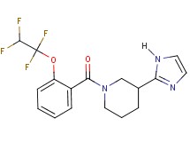 3-(1H-imidazol-2-yl)-1-[2-(1,1,2,2-tetrafluoroethoxy)benzoyl]piperidine