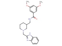 N-{[1-(1H-benzimidazol-2-ylmethyl)-3-piperidinyl]methyl}-3,5-dimethoxybenzamide