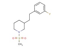 3-[2-(3-fluorophenyl)ethyl]-1-(methylsulfonyl)piperidine