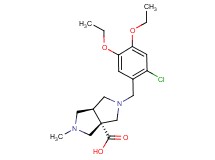 (3aS*,6aS*)-2-(2-chloro-4,5-diethoxybenzyl)-5-methylhexahydropyrrolo[3,4-c]pyrrole-3a(1H)-carboxylic acid