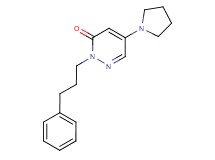 2-(3-phenylpropyl)-5-pyrrolidin-1-ylpyridazin-3(2H)-one