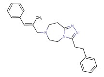 7-[(2E)-2-methyl-3-phenyl-2-propen-1-yl]-3-(2-phenylethyl)-6,7,8,9-tetrahydro-5H-[1,2,4]triazolo[4,3-d][1,4]diazepine