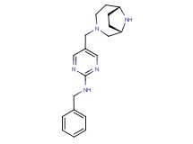 N-benzyl-5-[(1S*,6R*)-3,9-diazabicyclo[4.2.1]non-3-ylmethyl]pyrimidin-2-amine