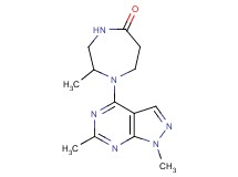 1-(1,6-dimethyl-1H-pyrazolo[3,4-d]pyrimidin-4-yl)-2-methyl-1,4-diazepan-5-one