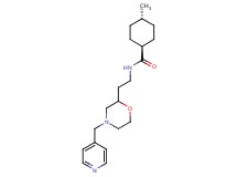 trans-4-methyl-N-{2-[4-(pyridin-4-ylmethyl)morpholin-2-yl]ethyl}cyclohexanecarboxamide