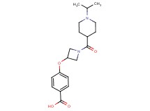 4-({1-[(1-isopropyl-4-piperidinyl)carbonyl]-3-azetidinyl}oxy)benzoic acid