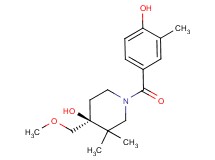(4S*)-1-(4-hydroxy-3-methylbenzoyl)-4-(methoxymethyl)-3,3-dimethylpiperidin-4-ol