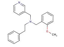 (2-methoxybenzyl)(2-phenylethyl)(pyridin-3-ylmethyl)amine