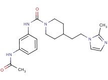 N-[3-(acetylamino)phenyl]-4-[2-(2-methyl-1H-imidazol-1-yl)ethyl]piperidine-1-carboxamide