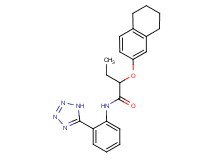 2-(5,6,7,8-tetrahydronaphthalen-2-yloxy)-N-[2-(1H-tetrazol-5-yl)phenyl]butanamide