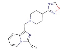 3-methyl-1-{[4-(1,2,4-oxadiazol-3-yl)piperidin-1-yl]methyl}imidazo[1,5-a]pyridine