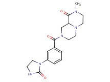 2-methyl-8-[3-(2-oxoimidazolidin-1-yl)benzoyl]hexahydro-2H-pyrazino[1,2-a]pyrazin-1(6H)-one