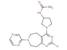 N-[1-(7-pyrazin-2-yl-6,7,8,9-tetrahydro-5H-pyrimido[4,5-d]azepin-4-yl)pyrrolidin-3-yl]acetamide
