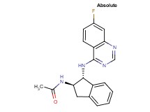 N-{(1R,2R)-1-[(7-fluoroquinazolin-4-yl)amino]-2,3-dihydro-1H-inden-2-yl}acetamide