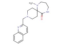 7-methyl-3-(quinolin-2-ylmethyl)-3,7,11-triazaspiro[5.6]dodecan-12-one