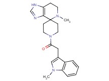 5-methyl-1'-[(1-methyl-1H-indol-3-yl)acetyl]-1,5,6,7-tetrahydrospiro[imidazo[4,5-c]pyridine-4,4'-piperidine]