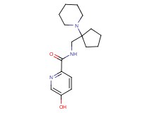 5-hydroxy-N-[(1-piperidin-1-ylcyclopentyl)methyl]pyridine-2-carboxamide