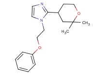 2-(2,2-dimethyltetrahydro-2H-pyran-4-yl)-1-(2-phenoxyethyl)-1H-imidazole