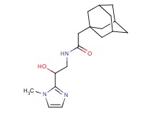 2-(1-adamantyl)-N-[2-hydroxy-2-(1-methyl-1H-imidazol-2-yl)ethyl]acetamide