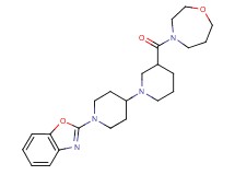 1'-(1,3-benzoxazol-2-yl)-3-(1,4-oxazepan-4-ylcarbonyl)-1,4'-bipiperidine