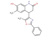7-hydroxy-6-methyl-4-(5-methyl-2-phenyl-1,3-oxazol-4-yl)-3,4-dihydroquinolin-2(1H)-one